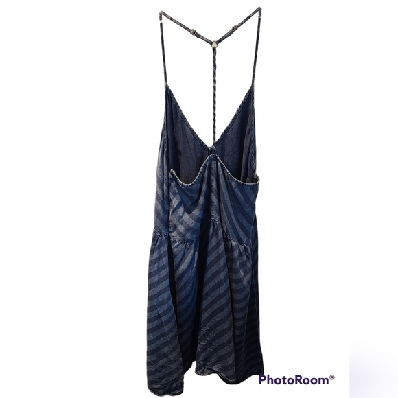 ABERCROMBIE & Fitch Blue Denim Camisole Top Dress Size Small - Picture 4 of 10